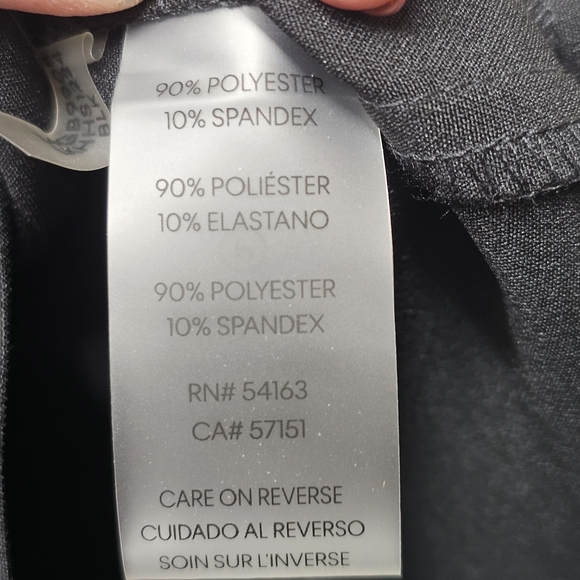 Karl Lagerfeld Geometric Color Block Shift Dress Size 8 Bold Modern 3/4 Zip - Picture 9 of 9